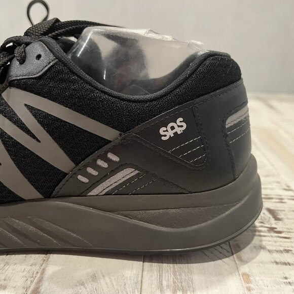 SAS Pursuit Athletic Sport Sneaker Black/Gray Men's Size 10 Narrow ~ EUC $224 - Picture 7 of 12